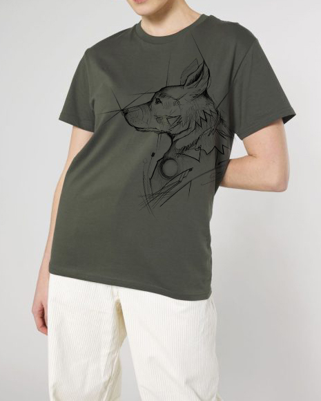 T-särk hundiga (roheline) unisex